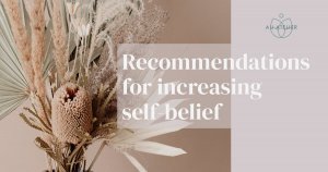 recommendations for increasing self-belief
